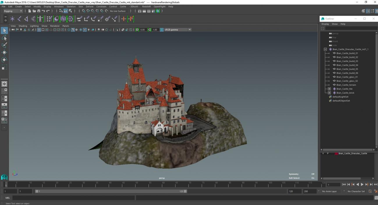 Bran Castle Draculas Castle 3D