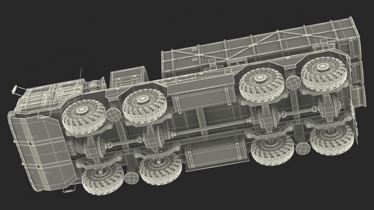 Chinese MLRS WS-2D Sand Camouflage 3D model