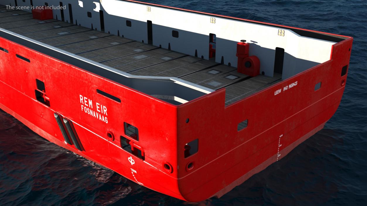 3D model REM EIR Offshore Supply Vessel