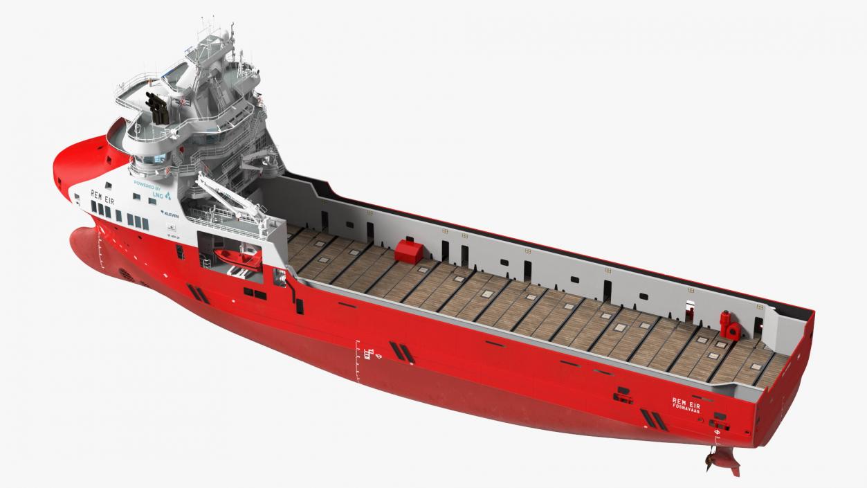 3D model REM EIR Offshore Supply Vessel