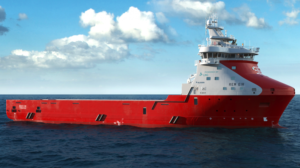 3D model REM EIR Offshore Supply Vessel