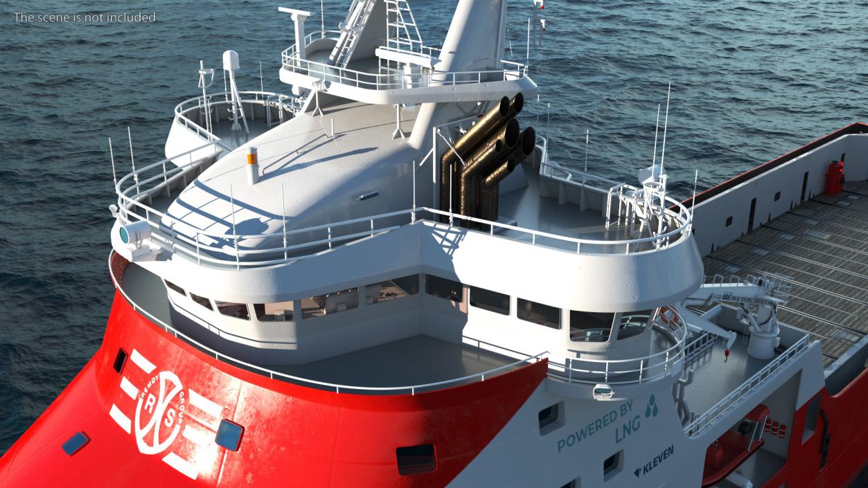 3D model REM EIR Offshore Supply Vessel