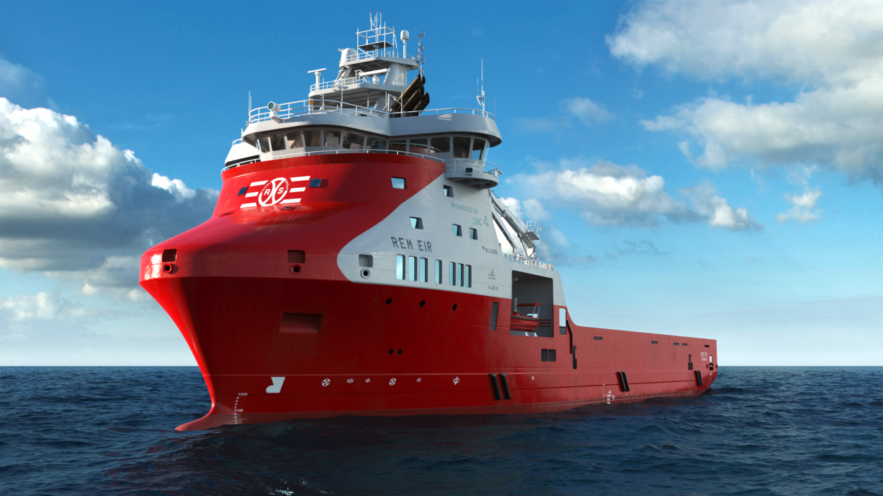 3D model REM EIR Offshore Supply Vessel