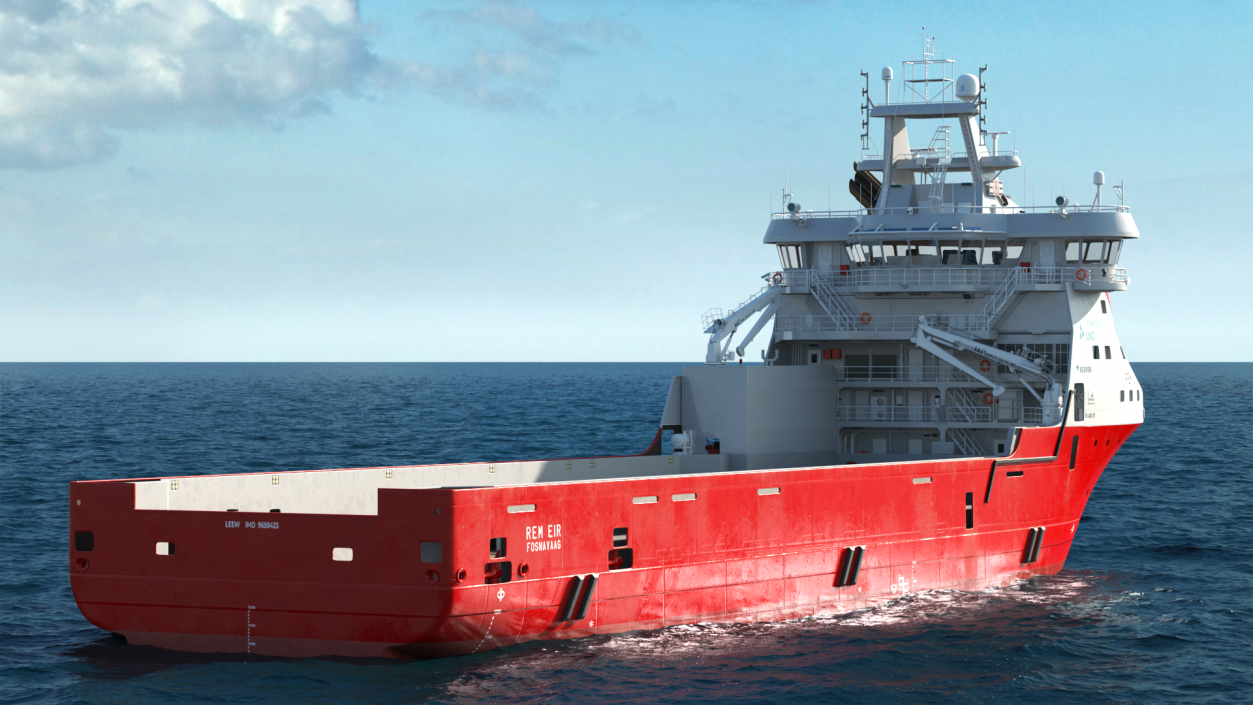 3D model REM EIR Offshore Supply Vessel