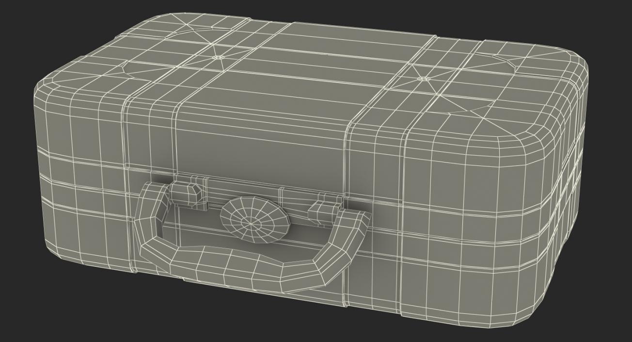 Open Empty Toy Tools Box 3D model