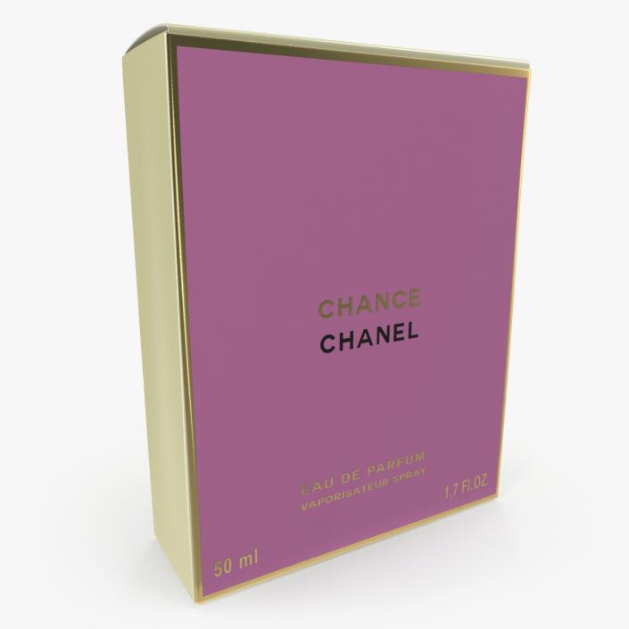 3D Parfum Box Chanel Chance Eau Parfum Vaporisateur model