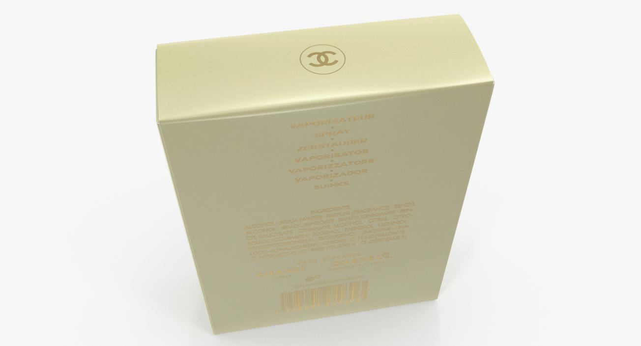 3D Parfum Box Chanel Chance Eau Parfum Vaporisateur model