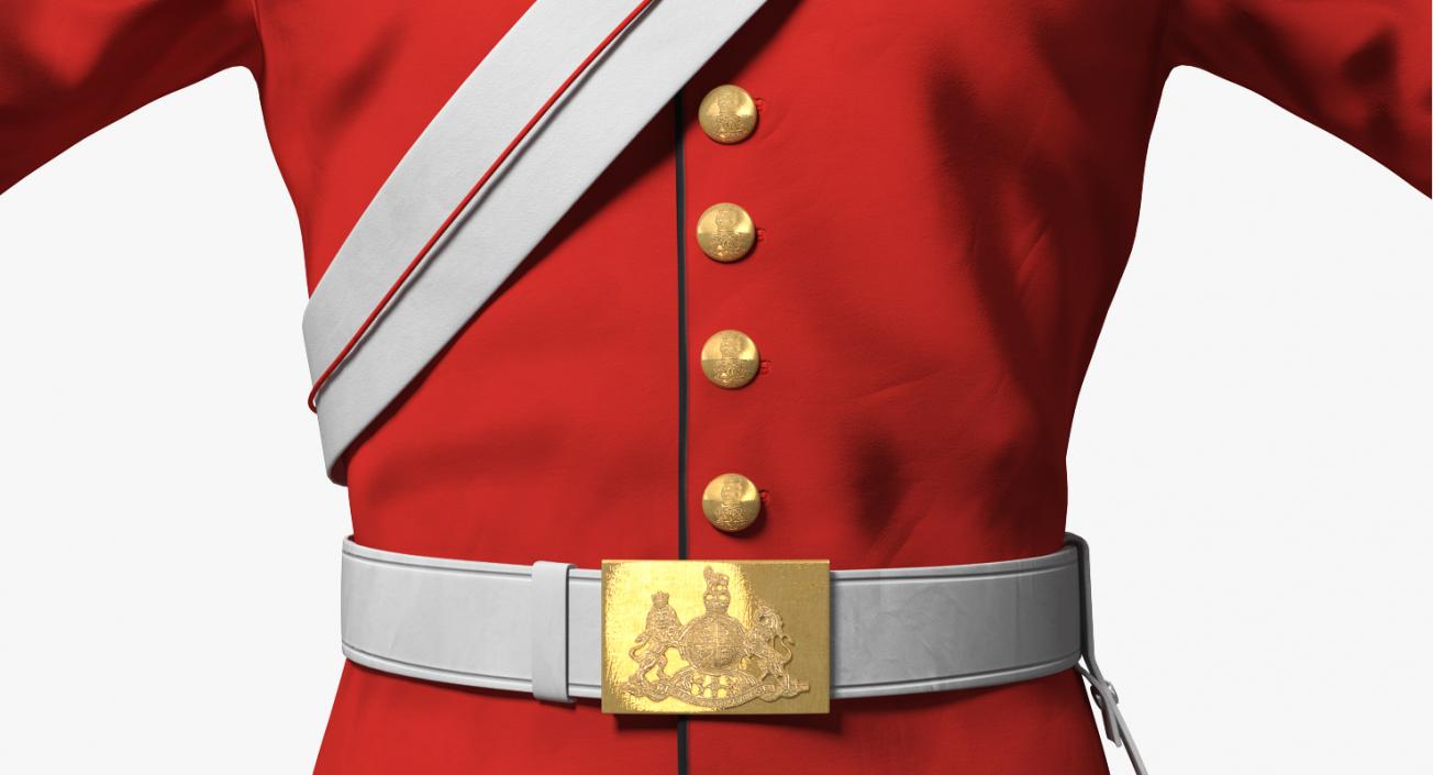 3D British Royal Soldiers Collection model