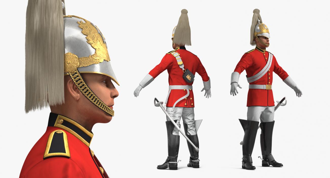 3D British Royal Soldiers Collection model