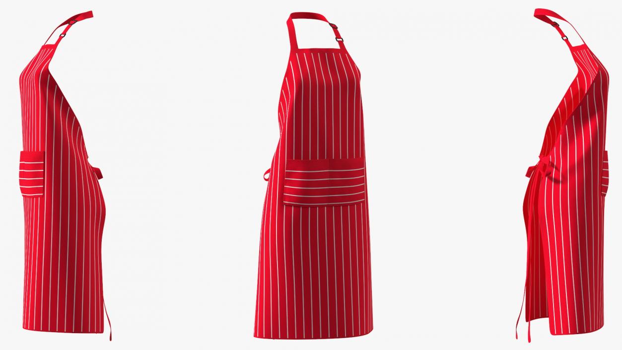 3D Cooking Apron Striped