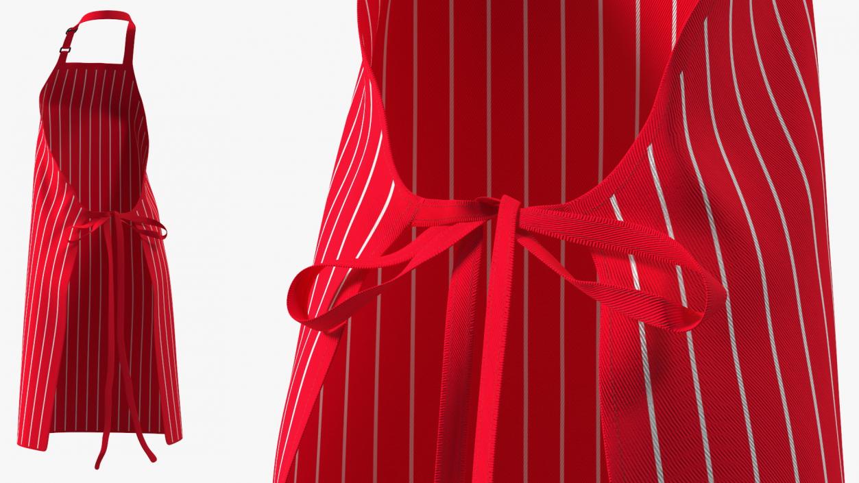 3D Cooking Apron Striped