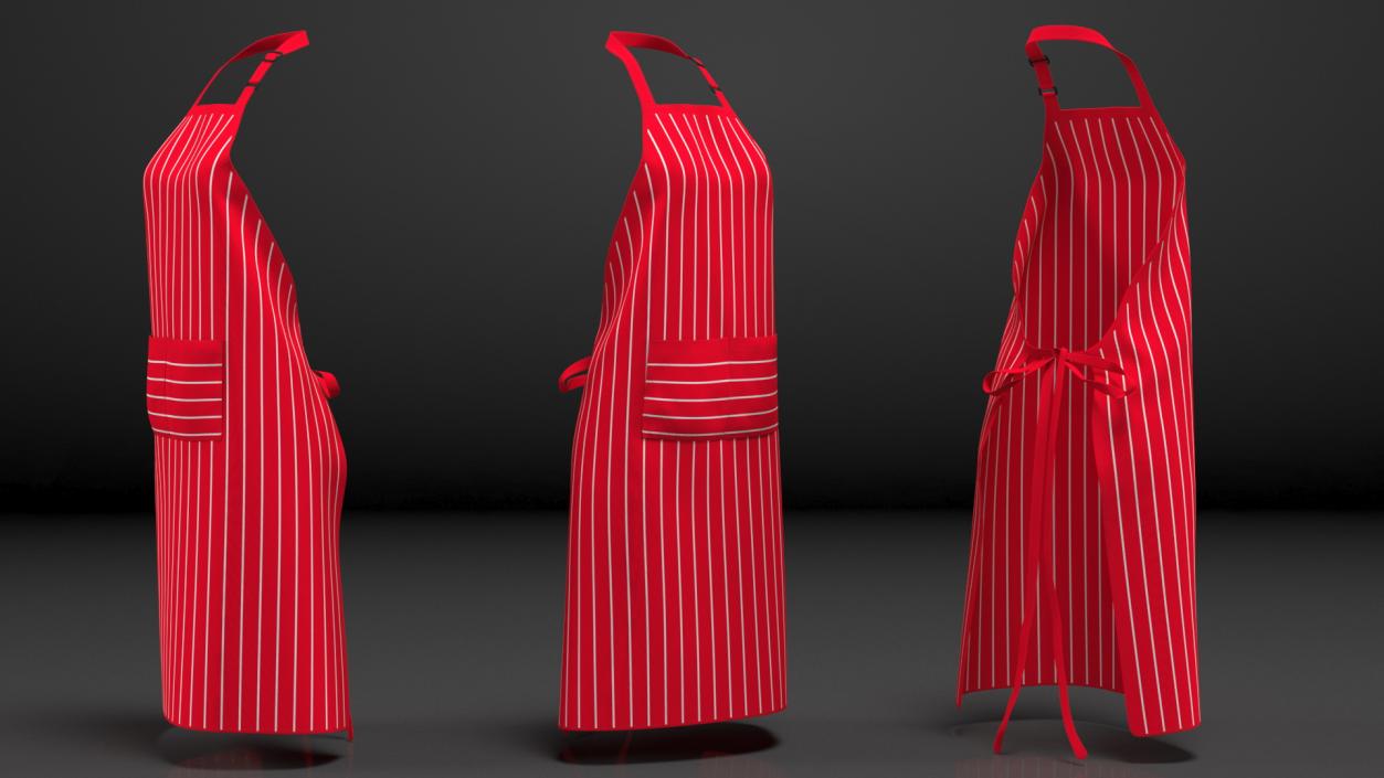 3D Cooking Apron Striped