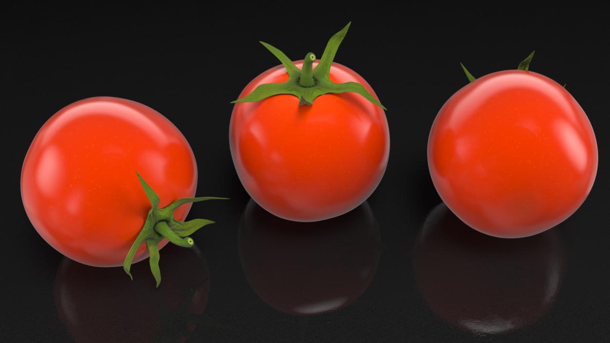 Red Cherry Tomato 3D