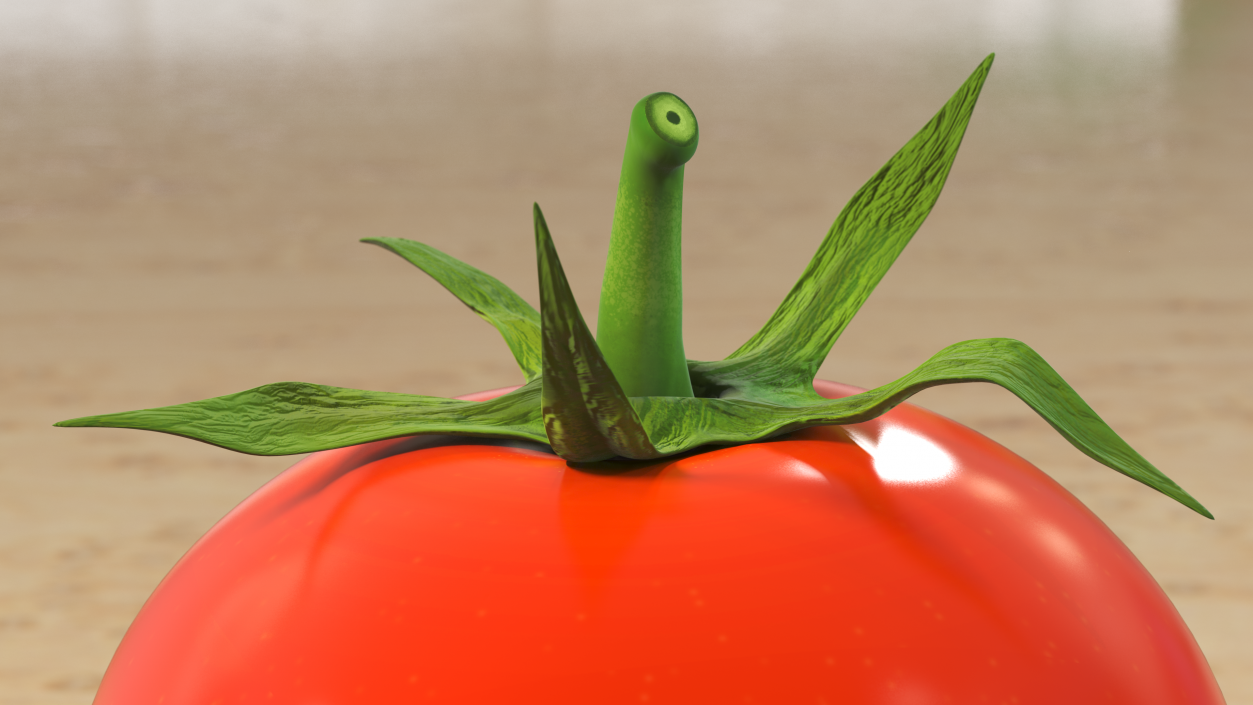 Red Cherry Tomato 3D