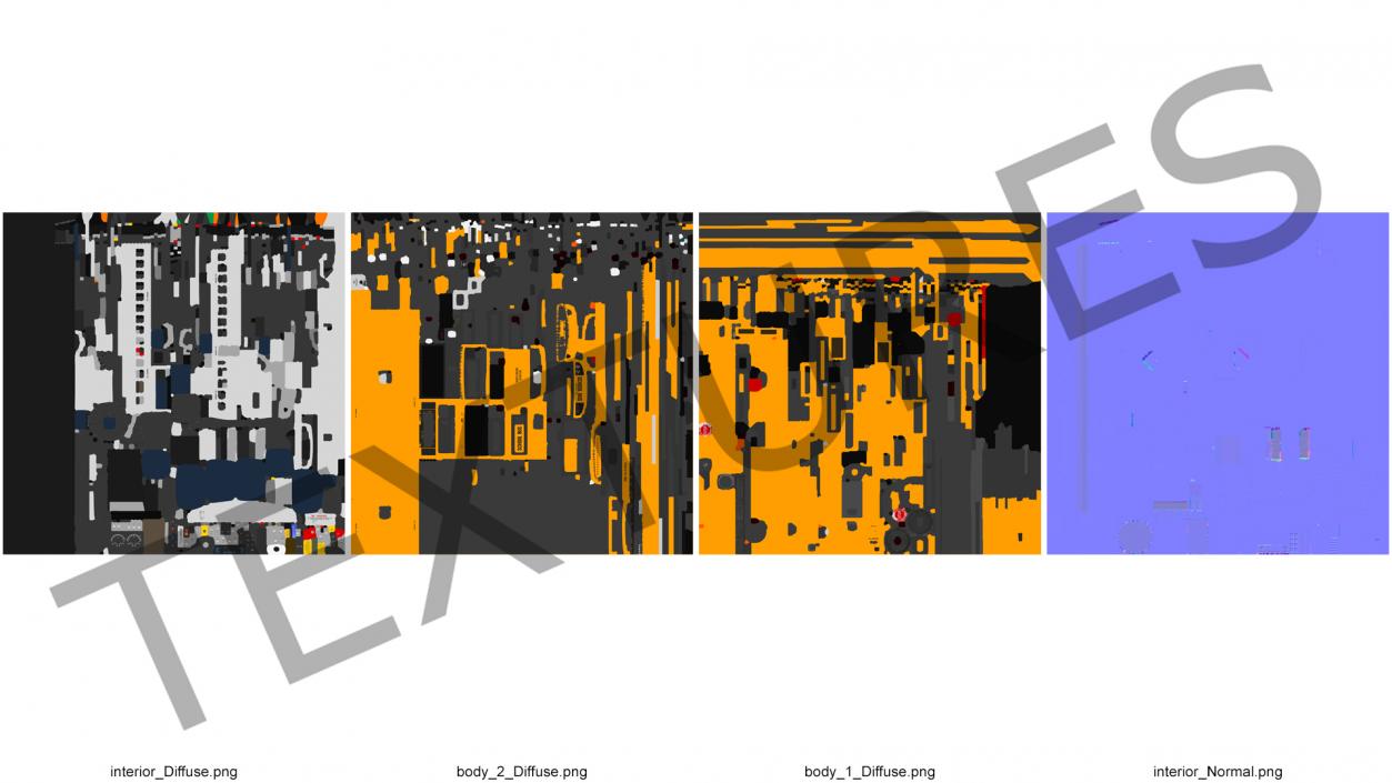 Transit School Bus Exterior Only 3D