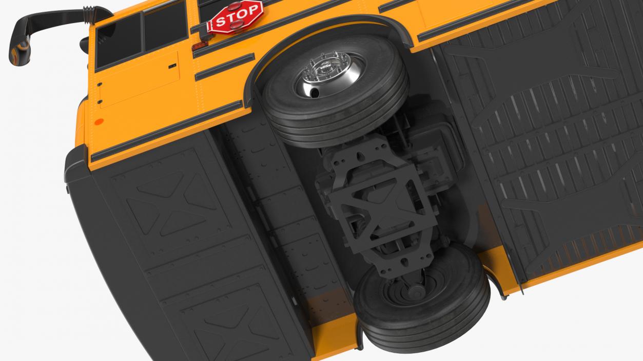 Transit School Bus Exterior Only 3D