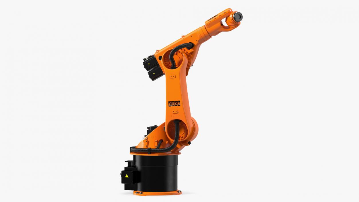 3D model KUKA KR 60-3 Industrial Robot Arm Rigged