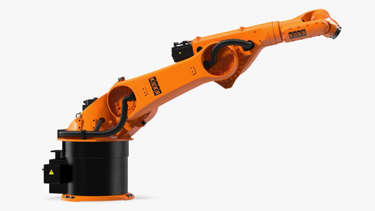 3D model KUKA KR 60-3 Industrial Robot Arm Rigged