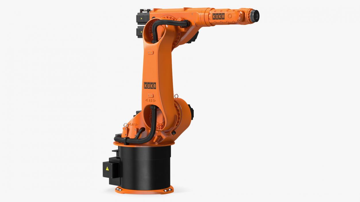 3D model KUKA KR 60-3 Industrial Robot Arm Rigged