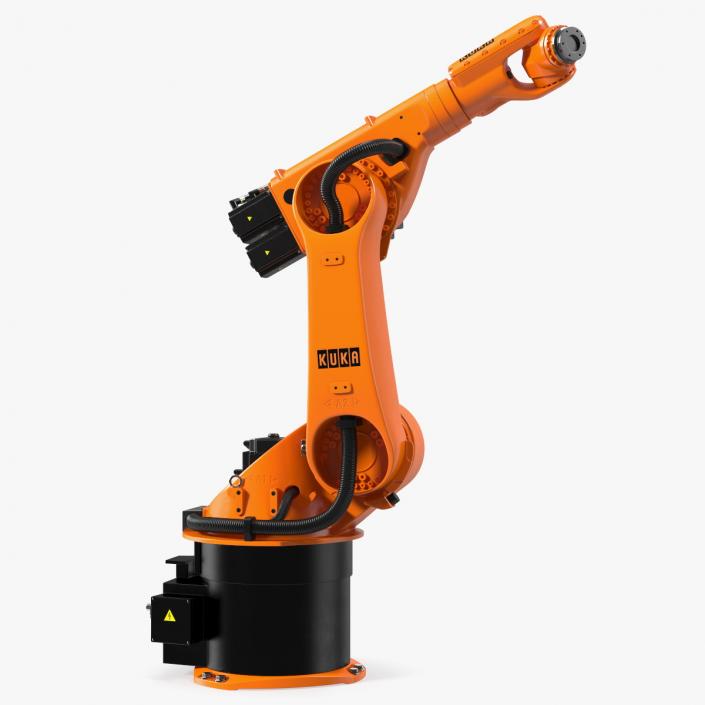 3D model KUKA KR 60-3 Industrial Robot Arm Rigged