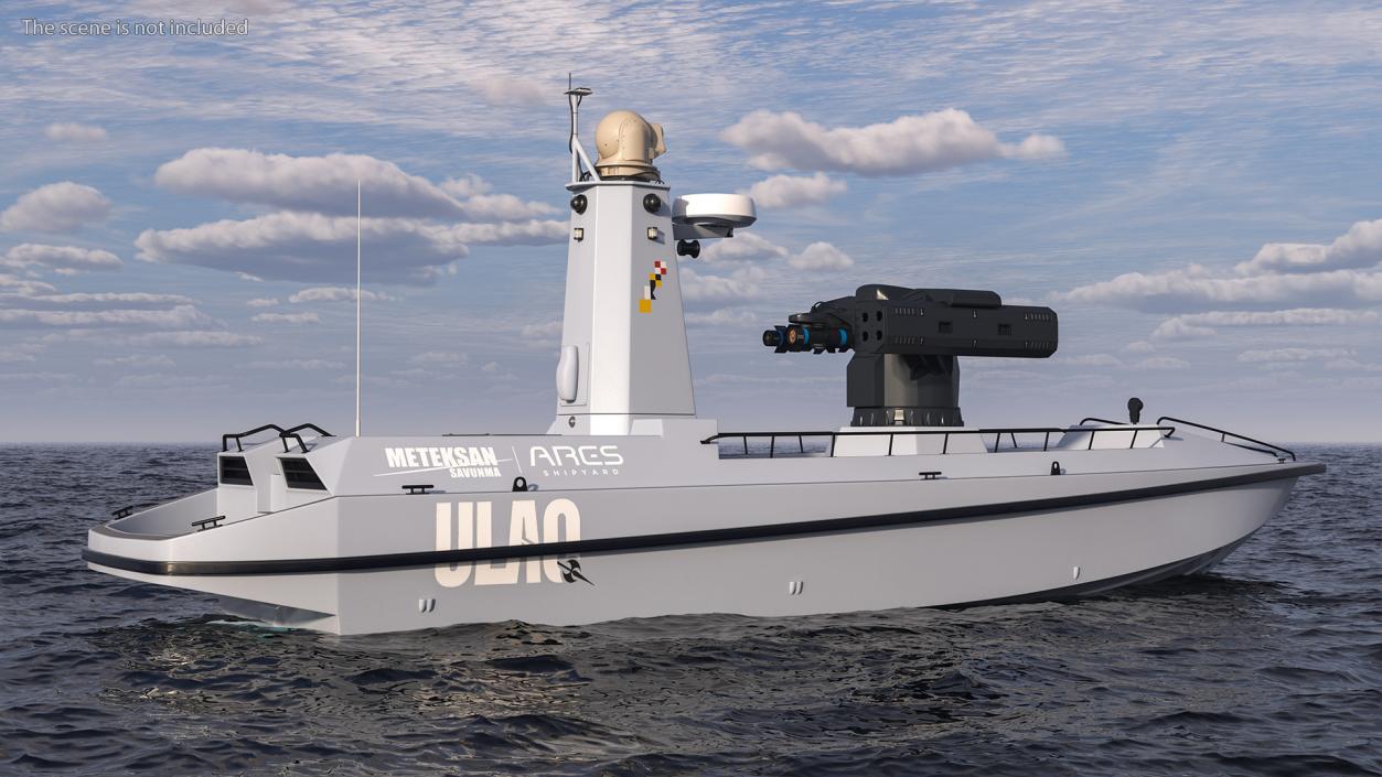 ULAQ Unmanned Patrol Vessel 3D