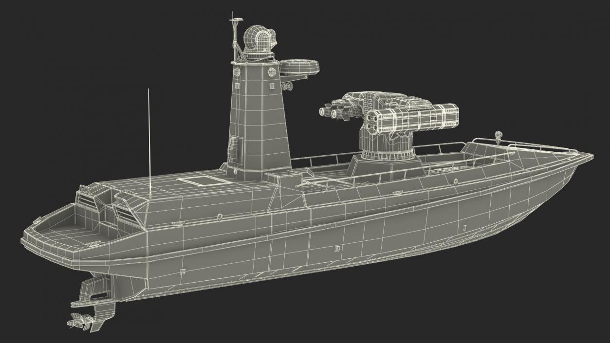 ULAQ Unmanned Patrol Vessel 3D