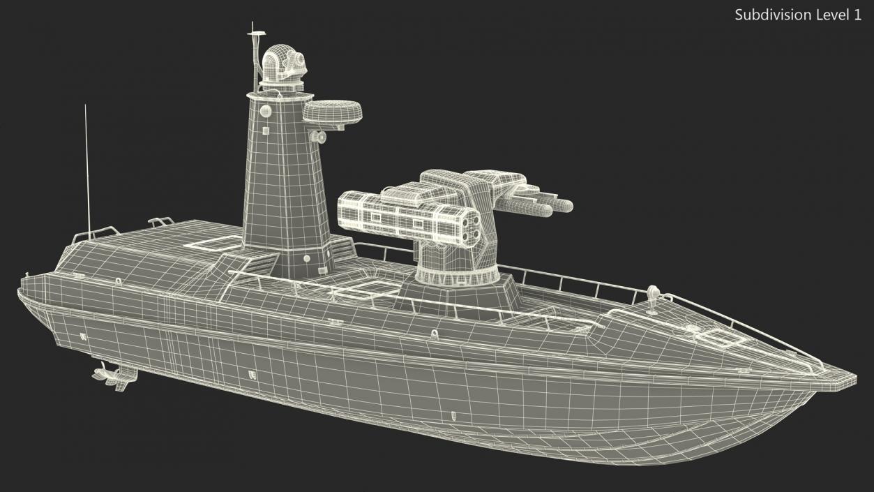 ULAQ Unmanned Patrol Vessel 3D