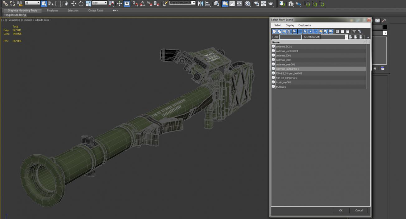 3D model FIM 92B Stinger