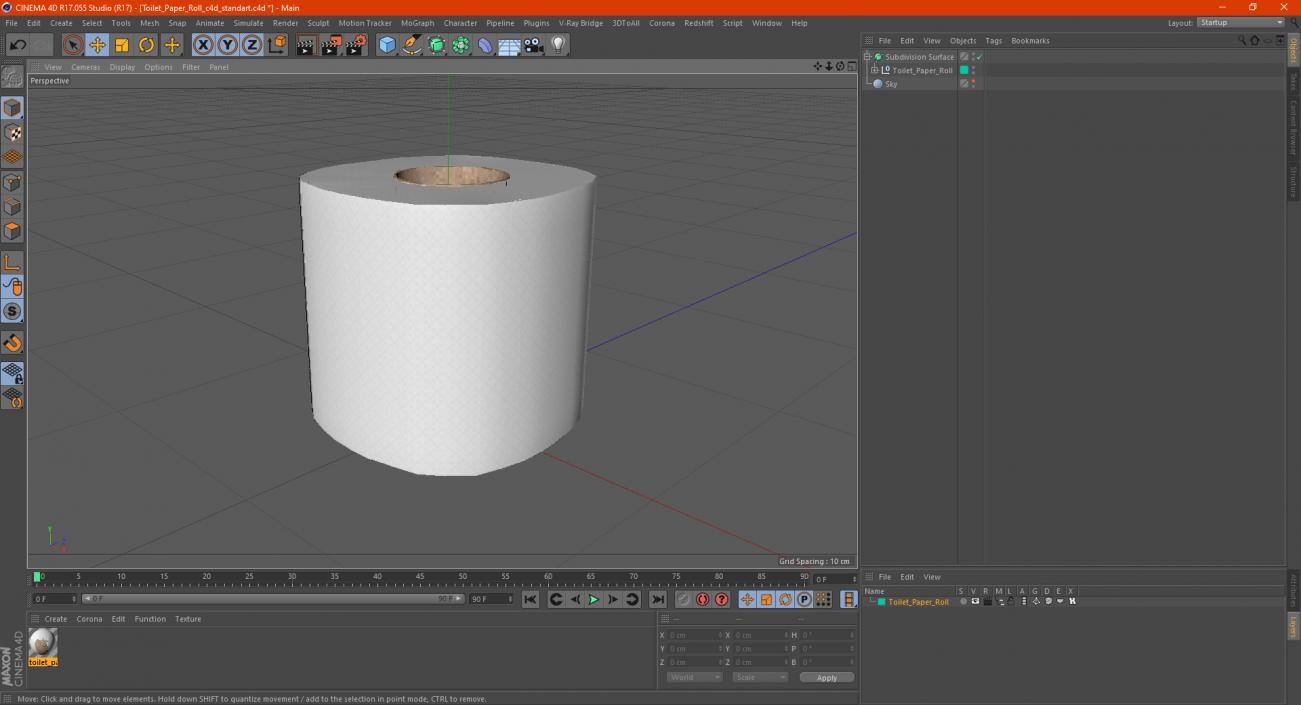 Toilet Paper Roll 3D