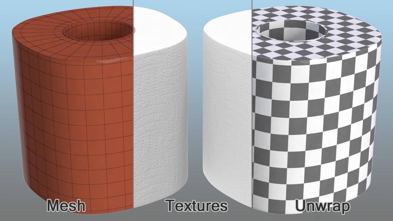 Toilet Paper Roll 3D