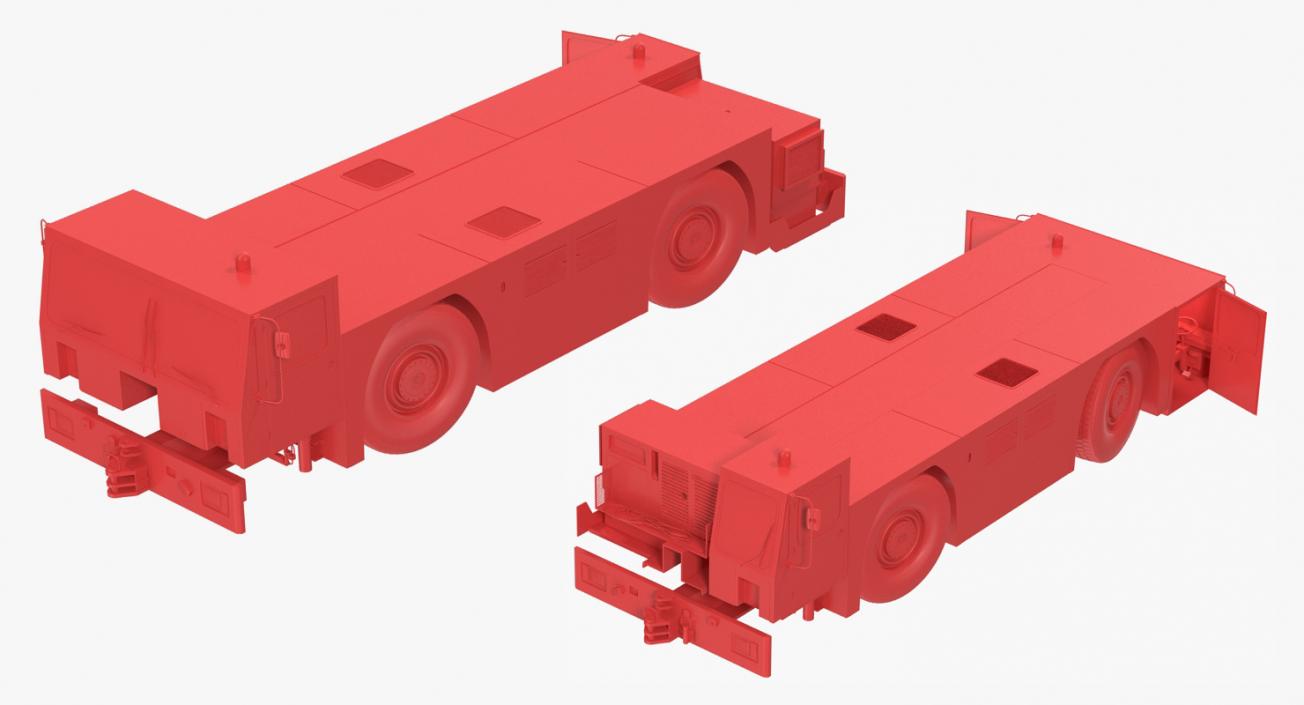 3D model Heavy Aircraft Tractor Douglas DC12-44 Rigged