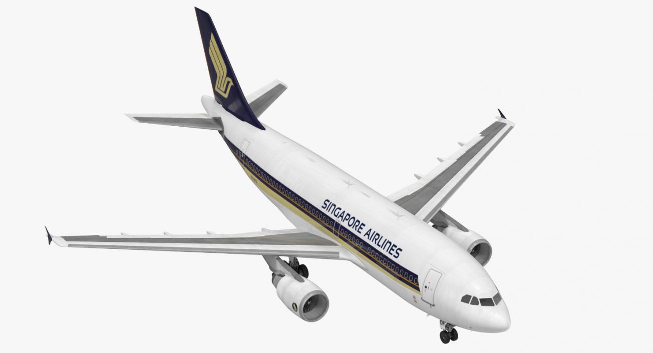 Airbus A310-300 Singapore Airlines 3D model