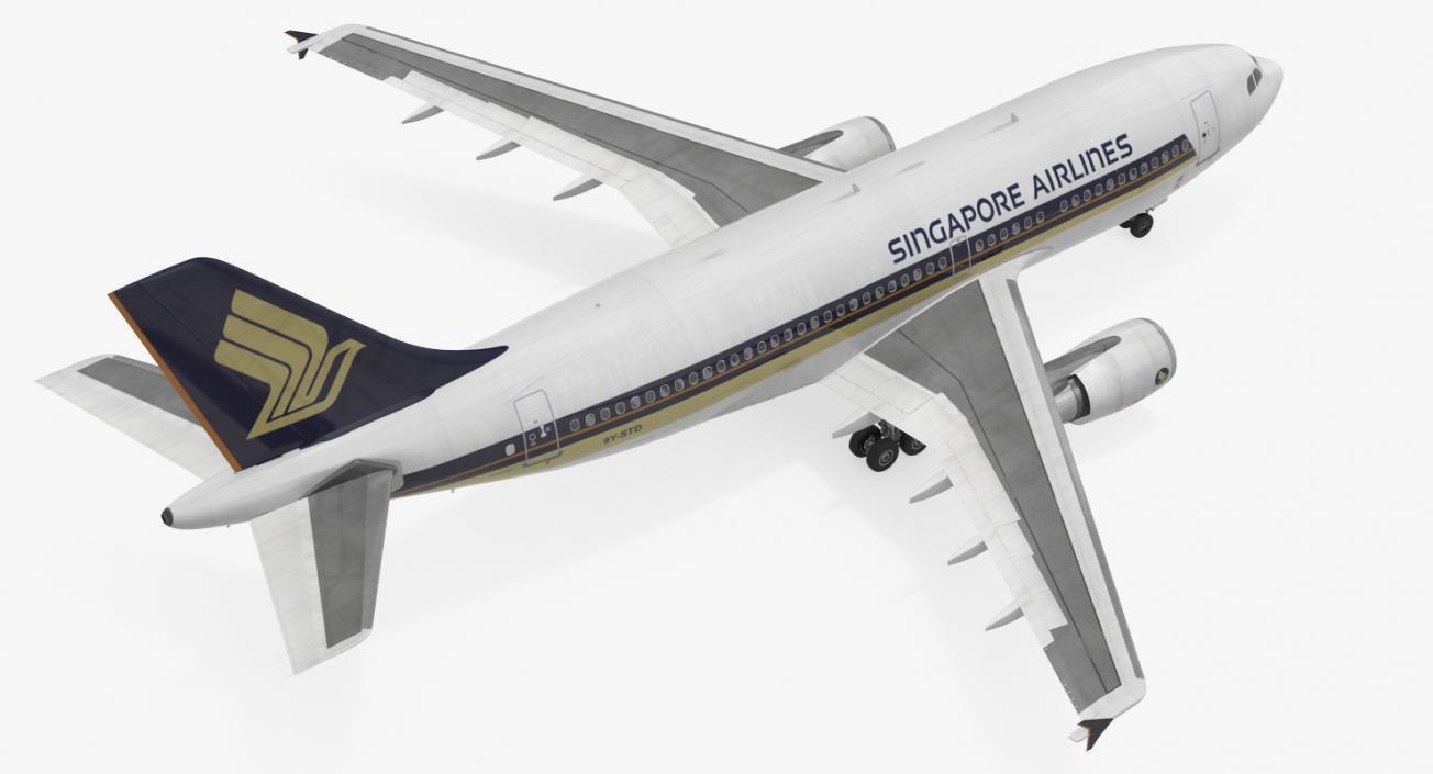 Airbus A310-300 Singapore Airlines 3D model