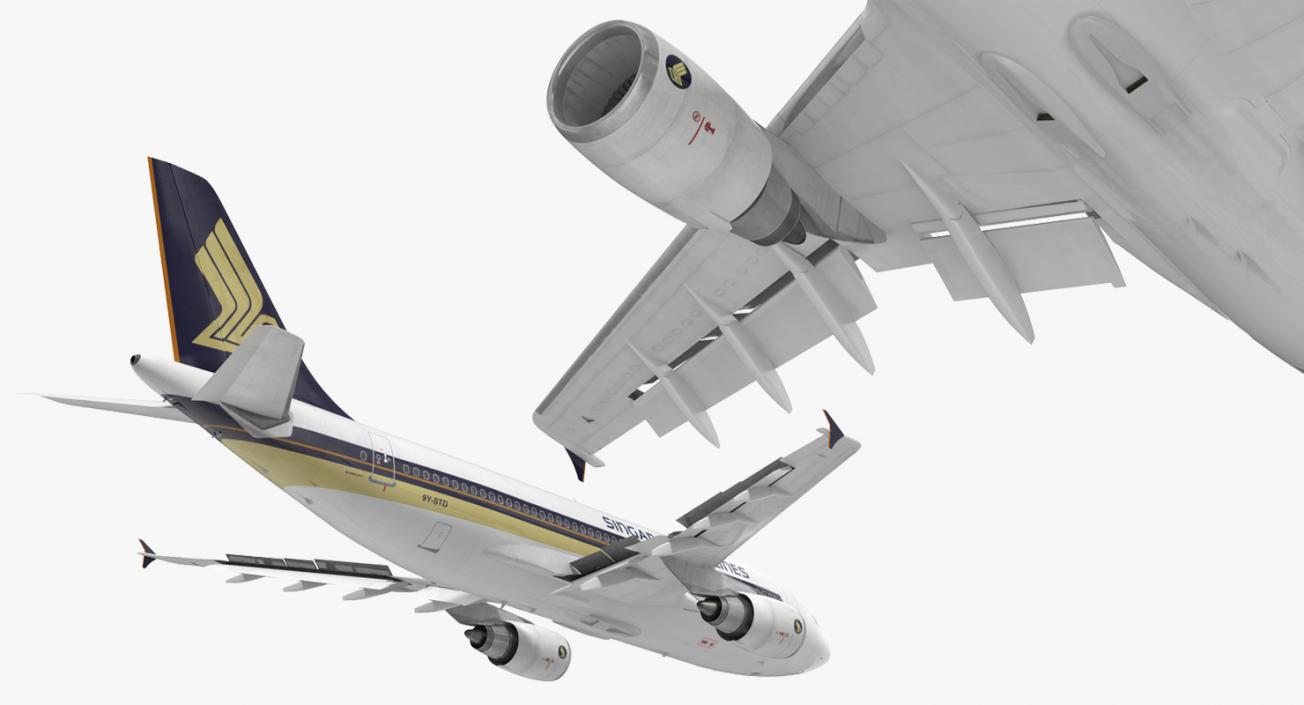 Airbus A310-300 Singapore Airlines 3D model