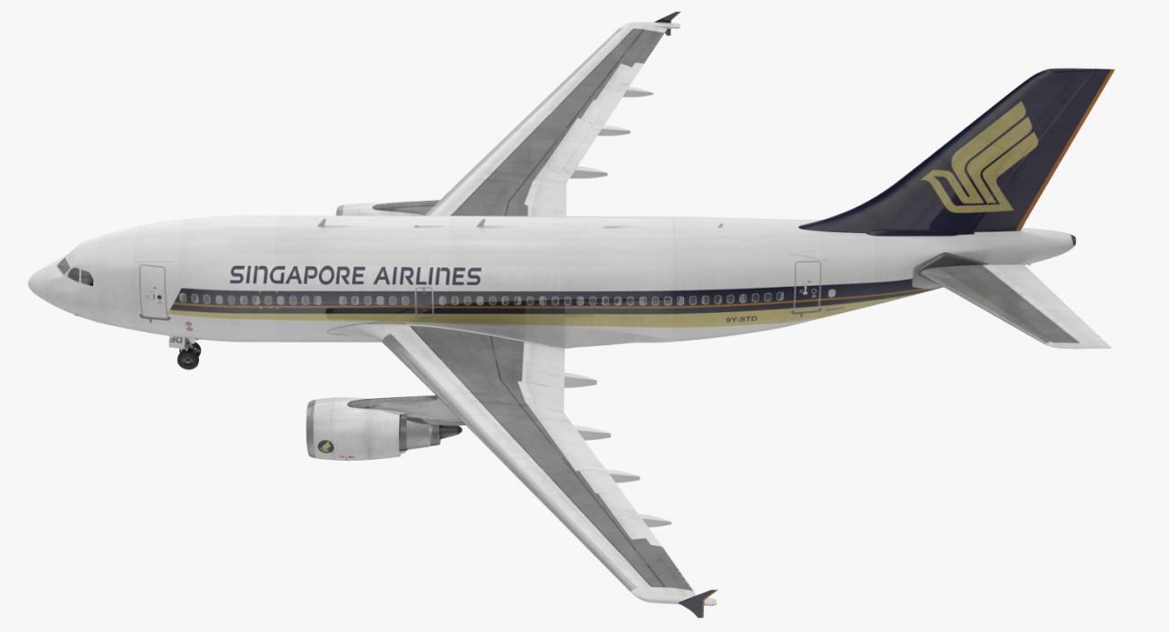 Airbus A310-300 Singapore Airlines 3D model