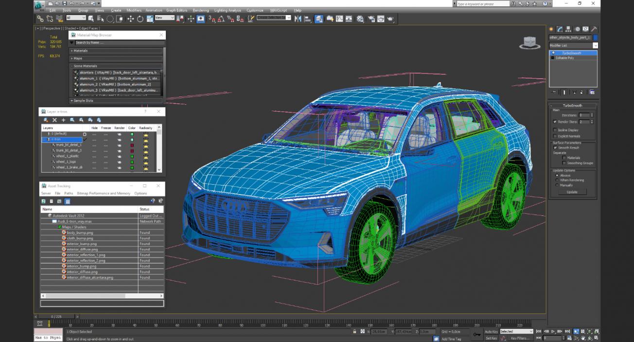 3D Audi E-tron