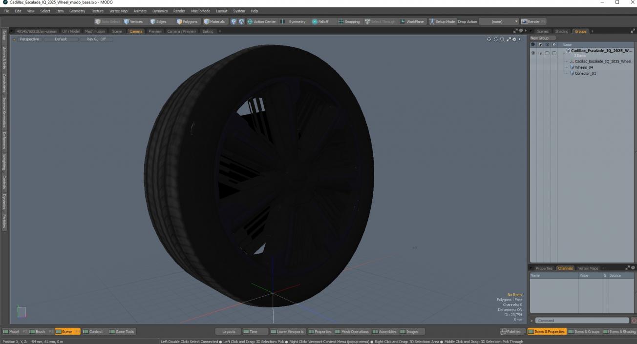 3D Cadillac Escalade IQ 2025 Wheel