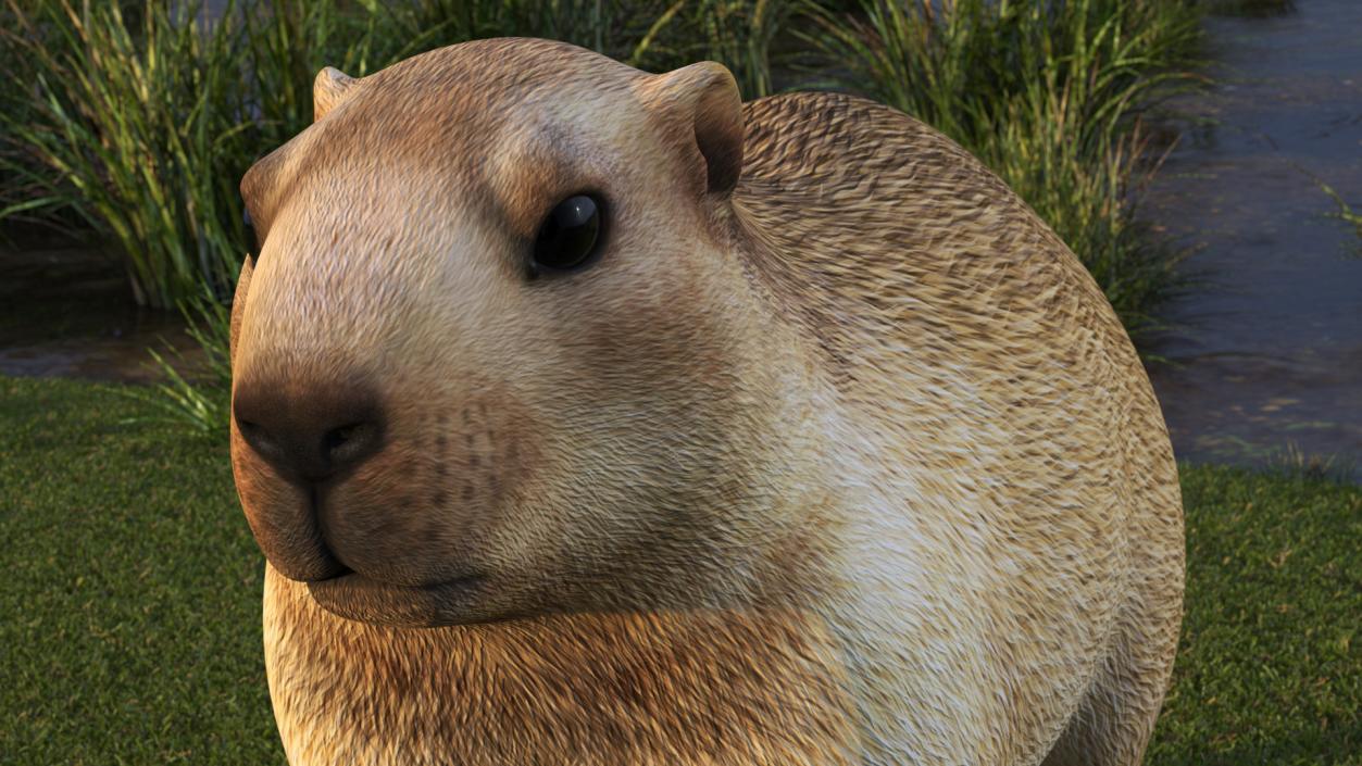 Marmot Rigged for Cinema 4D 3D