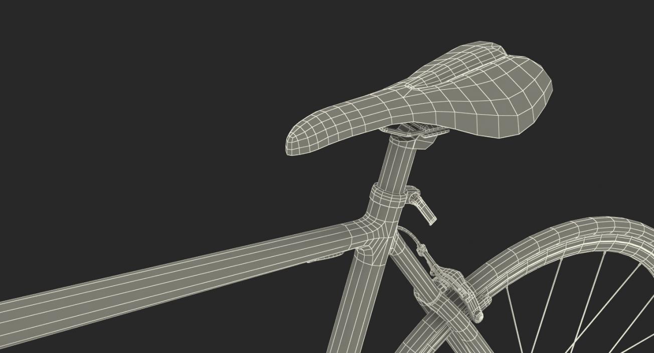 Road Bicycle Rigged 3D model