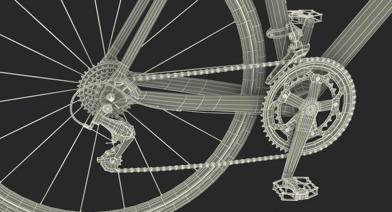 Road Bicycle Rigged 3D model