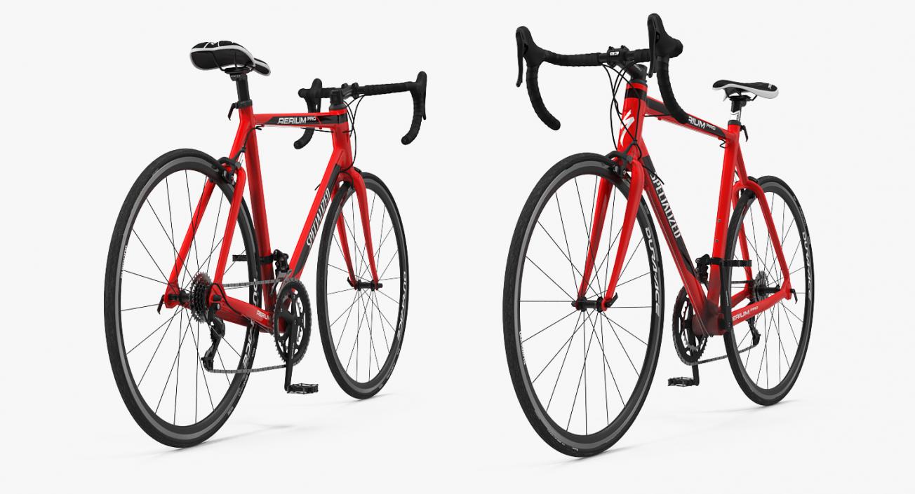 Road Bicycle Rigged 3D model