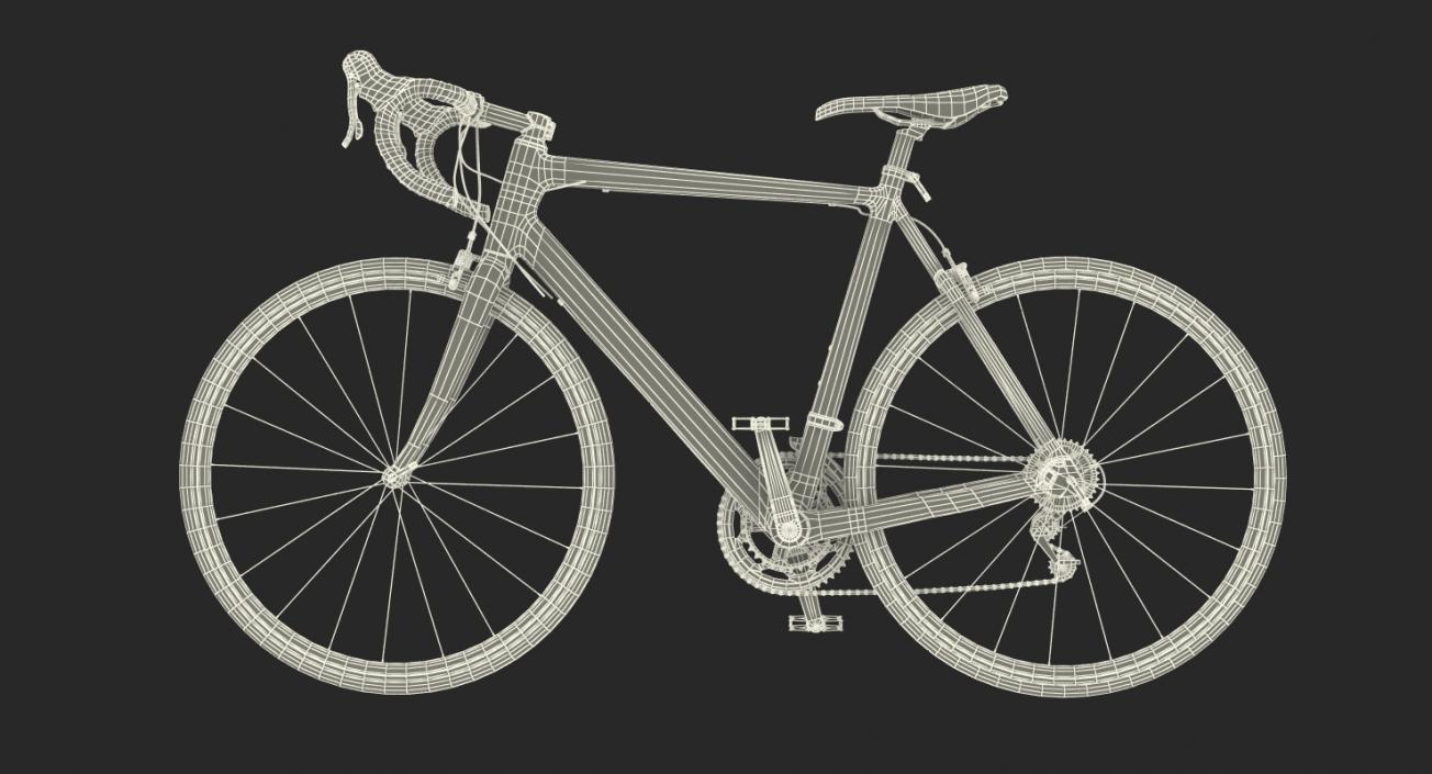 Road Bicycle Rigged 3D model