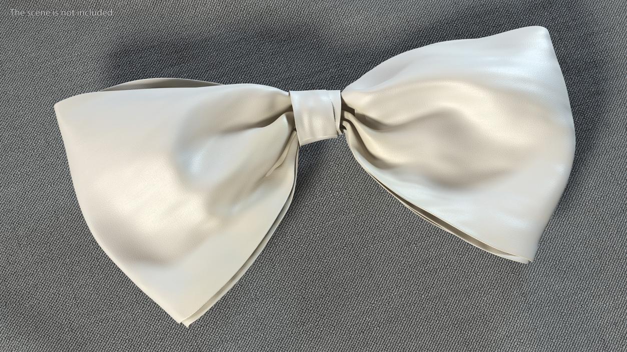 3D Bow Tie White model