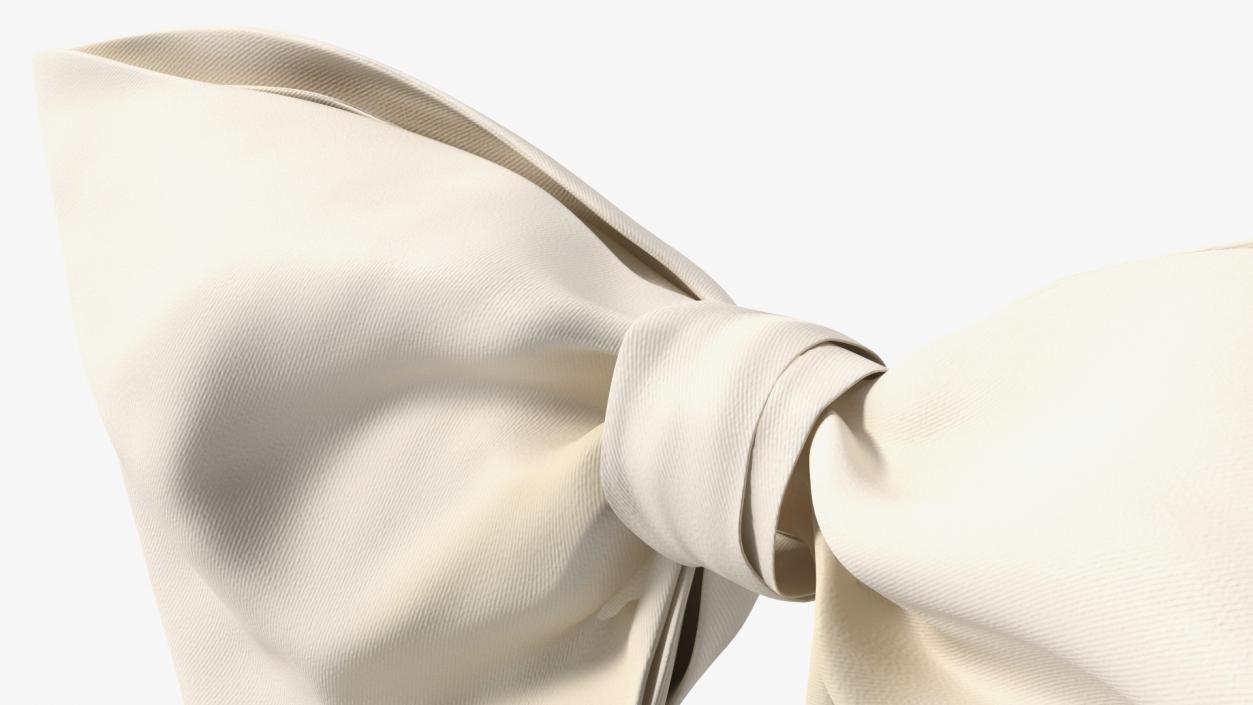 3D Bow Tie White model