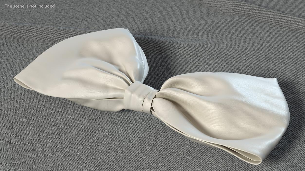 3D Bow Tie White model