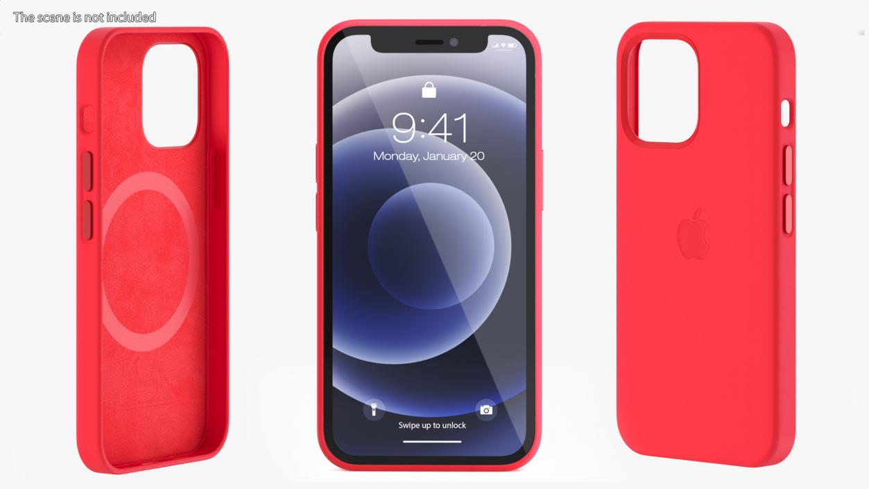 3D model iPhone 12 mini Cases with Mag Safe Collection