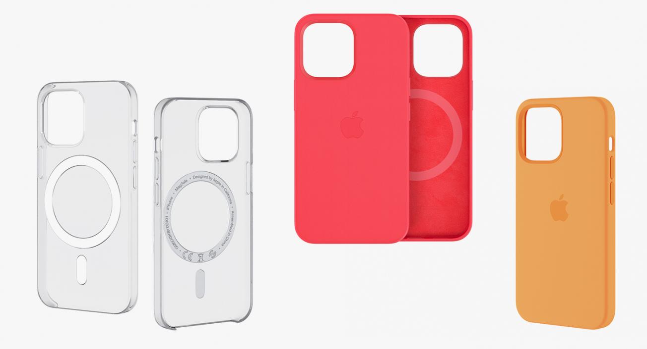 3D model iPhone 12 mini Cases with Mag Safe Collection