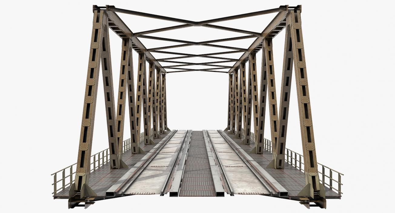 Railway Bridge Span 3D model