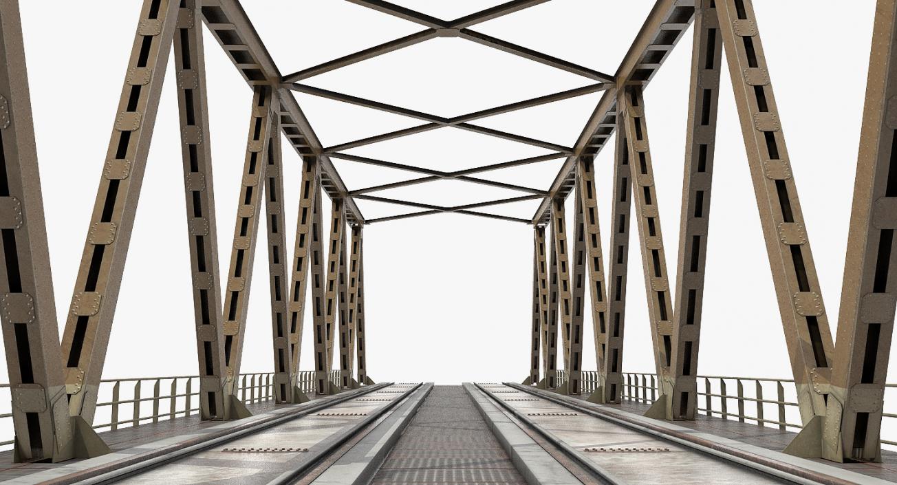 Railway Bridge Span 3D model