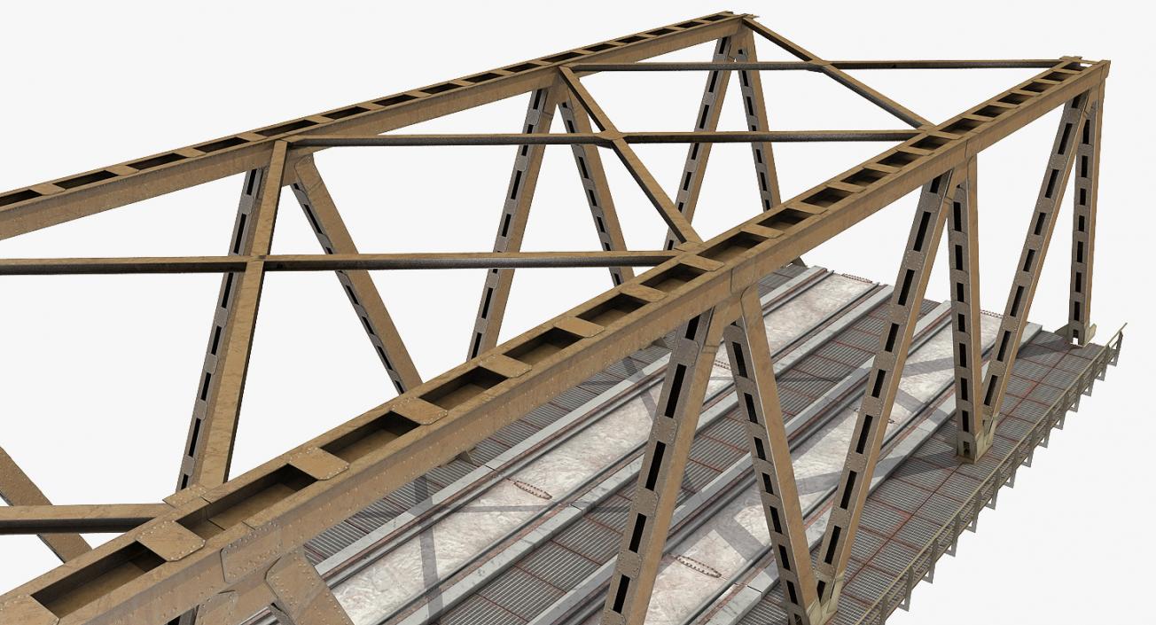 Railway Bridge Span 3D model